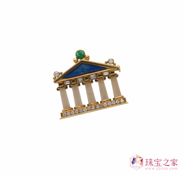 寶格麗18K金胸針/吊墜
