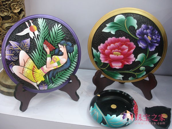 文博會現場精美的工藝品