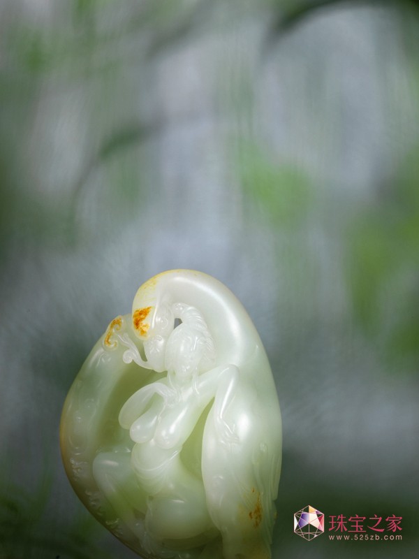 北京博觀拍賣2012年春拍重點(diǎn)拍品賞鑒吳德昇和田玉籽料鶴女把件