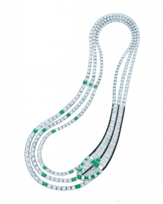 Tiffany & Co.蒂芙尼Art Deco裝飾藝術(shù)風(fēng)格項鏈